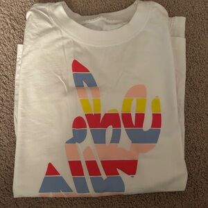 Nike Kids White Tee with Colorful Graphic